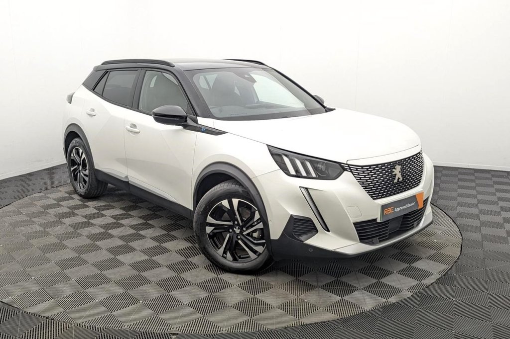 USED 2023 23 PEUGEOT E-2008 50kWh GT SUV 5dr Electric Auto (7kW Charger) (136 ps) Car Play, Camera, Sat Nav
