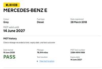 USED 2018 18 MERCEDES-BENZ E CLASS 2.0 E220d AMG Line Estate 5dr Diesel G-Tronic+ Euro 6 (s/s) (194 ps) Full Service History  |  Only 2 Owners From Brand New  |  2 Keys
