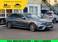 USED 2018 18 MERCEDES-BENZ E CLASS 2.0 E220d AMG Line Estate 5dr Diesel G-Tronic+ Euro 6 (s/s) (194 ps) Full Service History  |  Only 2 Owners From Brand New  |  2 Keys