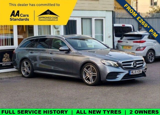 View our Mercedes-Benz E Class 2.0 E220d AMG Line Estate 5dr Diesel G-Tronic+ Euro 6 (s/s) (194 ps)