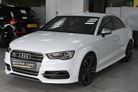 USED 2015 08 AUDI S3 2.0 TFSI Saloon 4dr Petrol Manual quattro Euro 6 (s/s) (300 ps) SAT NAV LEATHERS SENSORS XENONS