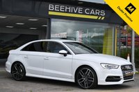 USED 2015 08 AUDI S3 2.0 TFSI Saloon 4dr Petrol Manual quattro Euro 6 (s/s) (300 ps) SAT NAV LEATHERS SENSORS XENONS