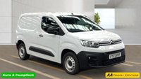 USED 2023 23 CITROEN BERLINGO White 1.2 PureTech Enterprise Pro van, 25,750 miles, Euro 6, 6-Speed manual, 8in Touchscreen, CarPlay/Android Auto, A/C, Rear sensors. Plus VAT @ 20%! * MANUAL***AIR CON**BLUETOOTH