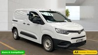 USED 2023 23 TOYOTA PROACE CITY White 1.5 BlueHDi Active van, 39,200 miles, Euro 6, 6-Speed manual, Air Conditioning, Bluetooth, DAB, touchscreen, ULEZ compliant. Plus VAT @ 20%! * MANUAL***AIR CON**BLUETOOTH