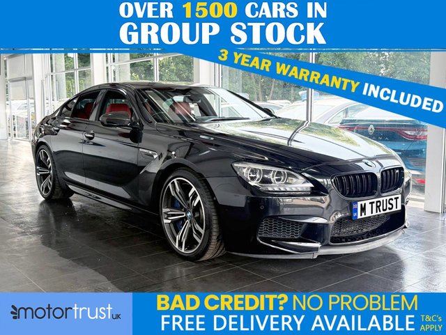 View our BMW M6 Gran Coupe 4.4 V8 Saloon 4dr Petrol DCT Euro 6 (s/s) (560 ps) F/S/H X10! INC RUN IN SERVICE! MEGA SPEC! £96K NEW!