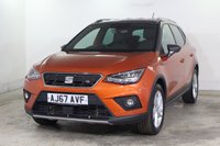 USED 2018 67 SEAT ARONA 1.0 TSI FR SUV 5dr Petrol Manual Euro 6 (s/s) (115 ps) Heated Seats, Parking  Sensors,