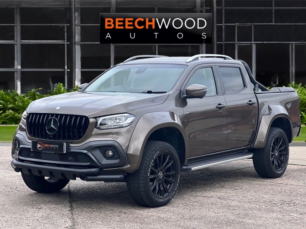USED 2018 68 MERCEDES-BENZ X-CLASS 2.3 CDI Power Pickup Double Cab 4dr Diesel Auto 4MATIC Euro 6 (190 ps) WIDE BODY / LIFT KIT / 20'S