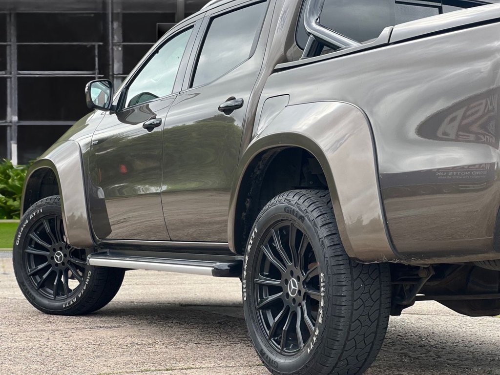 USED 2018 68 MERCEDES-BENZ X-CLASS 2.3 CDI Power Pickup Double Cab 4dr Diesel Auto 4MATIC Euro 6 (190 ps) WIDE BODY / LIFT KIT / 20'S