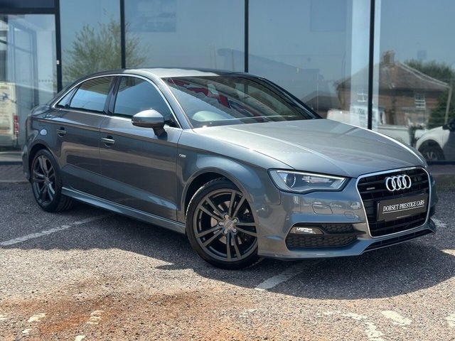 2016 16 AUDI A3 2.0 TDI S line Saloon 4dr Diesel S Tronic quattro Euro 6 (s/s) (Nav) (184 ps) 