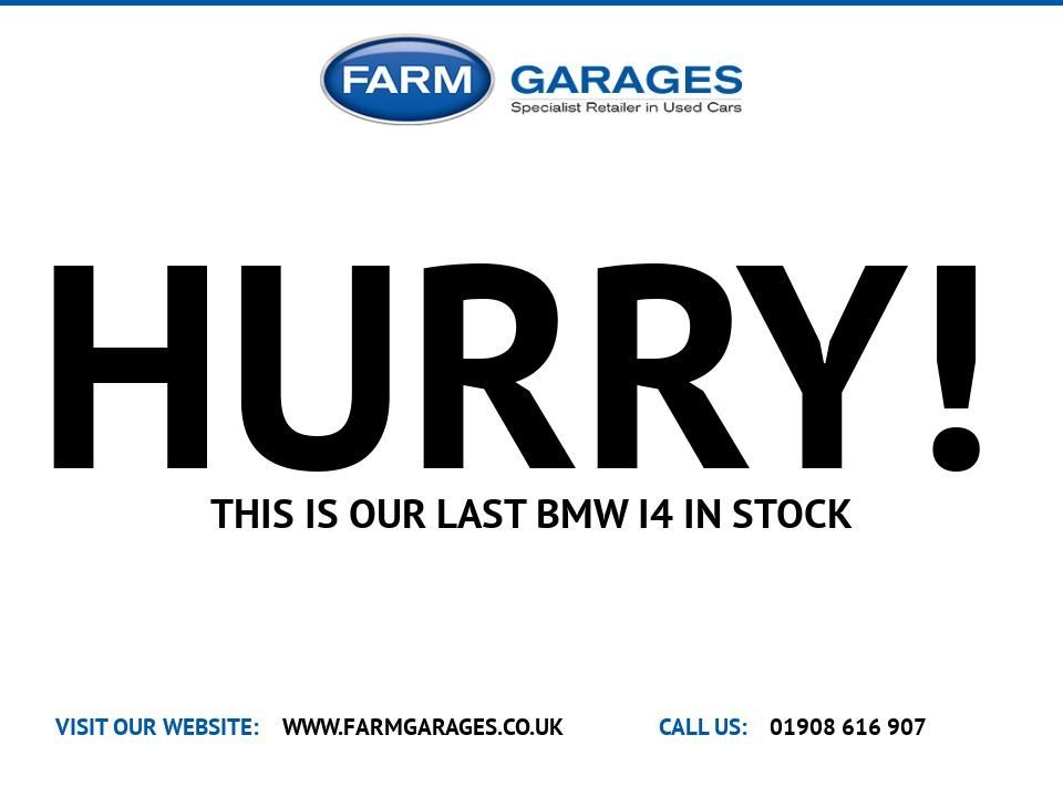 USED 2022 72 BMW I4 40 83.9kWh M Sport Gran Coupe 5dr Electric Auto eDrive (340 ps) &pound;ZERO DEPOSIT FINANCE