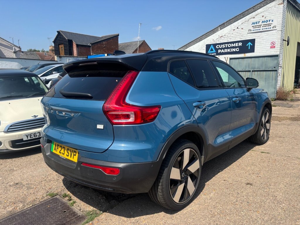 USED 2023 23 VOLVO XC40 Recharge Twin 78kWh Ultimate SUV 5dr Electric Auto AWD (408 ps) &pound;ZERO DEPOSIT FINANCE