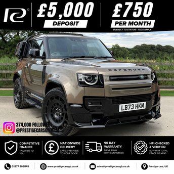 2023 LAND ROVER DEFENDER 90 3.0 D250 MHEV X-Dynamic HSE SUV 3dr Diesel Auto 4WD Euro 6 (s/s) (250 ps) &pound;52990.00