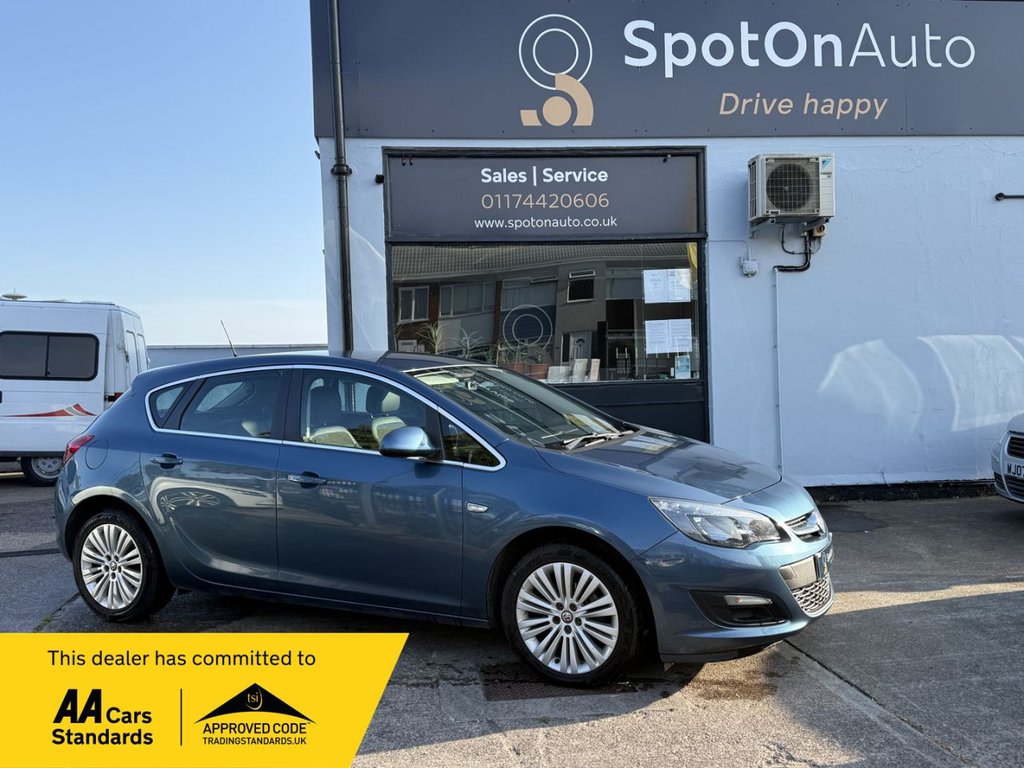 USED 2014 14 VAUXHALL ASTRA 1.4 16v Excite Hatchback 5dr Petrol Manual Euro 5 (100 ps) FULL SERVICE HISTORY + CRUISE