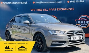 2013 AUDI A3 1.6 TDI SE Sportback 5dr Diesel Manual Euro 5 (s/s) (105 ps) &pound;4695.00