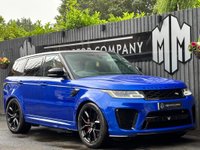 USED 2020 20 LAND ROVER RANGE ROVER SPORT 5.0 P575 V8 SVR Auto 4WD Euro 6 (s/s) 5dr PAN ROOF! APPLE CARPLAY! V8!