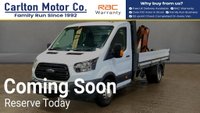 USED 2019 69 FORD TRANSIT 2.0 350 EcoBlue Chassis Cab 2dr DROPSIDE + CRANE RWD Twin wheel L3 H1 Euro 6 (s/s) (130 ps) YOU BE HARD PUSHED TO FIND BETTER!!