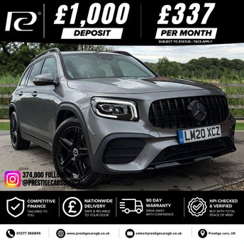 2020 MERCEDES-BENZ GLB 2.0 GLB220d AMG Line (Premium) SUV 5dr Diesel 8G-DCT 4MATIC Euro 6 (s/s) (5 Seat) (190 ps) &pound;23990.00