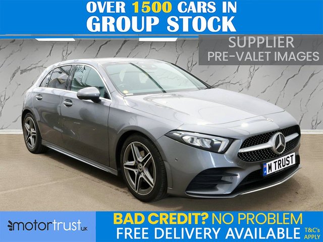 View our Mercedes-Benz A-Class 1.3 A200 AMG Line (Executive) Hatchback 5dr Petrol Manual Euro 6 (s/s) (163 ps) FULL S/H! 1 FORMER OWNER!