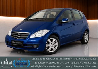 2011 MERCEDES-BENZ A-CLASS 1.5 A160 Classic SE Hatchback 5dr Petrol CVT (157 g/km, 95 bhp) &pound;4500.00