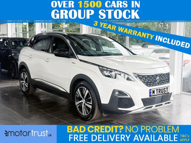 View our Peugeot 3008 1.6 THP GT Line SUV 5dr Petrol EAT Euro 6 (s/s) (165 ps) 1 FORMER OWNER! 