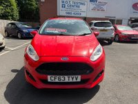 USED 2013 63 FORD FIESTA 1.0T EcoBoost Zetec S Hatchback 3dr Petrol Manual Euro 5 (s/s) (125 ps) ** LOW TAX** **LOW INSURANCE**