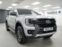 USED 2025 25 FORD RANGER 2.0 EBL 205 BHP WILDTRAK 4WD AUTOMATIC GLAZED CANOPY  NEW SHAPE | CANOPY | SAT NAV | LEATHER