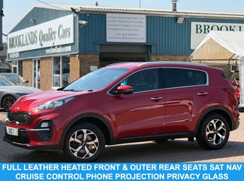 2021 KIA SPORTAGE 1.6 GDi 2 GPF SUV Infra Red Petrol Manual Euro 6 (s/s) (130 bhp) &pound;11995.00
