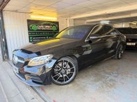 USED 2018 68 MERCEDES-BENZ C CLASS 2.0 C220d AMG Line G-Tronic+ Euro 6 (s/s) 4dr SERVICE INCLUDED