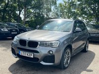 USED 2017 17 BMW X3 2.0 20d M Sport SUV 5dr Diesel Auto xDrive Euro 6 (s/s) (190 ps) 