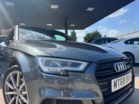 USED 2018 68 AUDI A3 1.0 TFSI 30 Black Edition Sportback 5dr Petrol S Tronic Euro 6 (s/s) (116 ps) 6 MONTHS DEALER WARRANTY AND AA