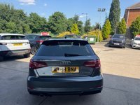 USED 2018 68 AUDI A3 1.0 TFSI 30 Black Edition Sportback 5dr Petrol S Tronic Euro 6 (s/s) (116 ps) 6 MONTHS DEALER WARRANTY AND AA
