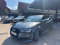 USED 2018 68 AUDI A3 1.0 TFSI 30 Black Edition Sportback 5dr Petrol S Tronic Euro 6 (s/s) (116 ps) 6 MONTHS DEALER WARRANTY AND AA