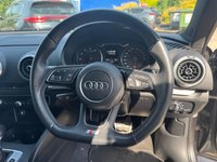 USED 2018 68 AUDI A3 1.0 TFSI 30 Black Edition Sportback 5dr Petrol S Tronic Euro 6 (s/s) (116 ps) 6 MONTHS DEALER WARRANTY AND AA