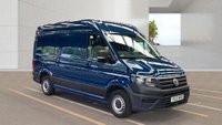USED 2023 23 VOLKSWAGEN CRAFTER MWB High Roof Startline Business CR35 140 PS Tdi L2 H2 With Air Conditioning, Factory Fitted Sat Nav, Bulkhead, Ply Lining and parking sensors finished in 