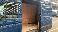 USED 2023 23 VOLKSWAGEN CRAFTER MWB High Roof Startline Business CR35 140 PS Tdi L2 H2 With Air Conditioning, Factory Fitted Sat Nav, Bulkhead, Ply Lining and parking sensors finished in 