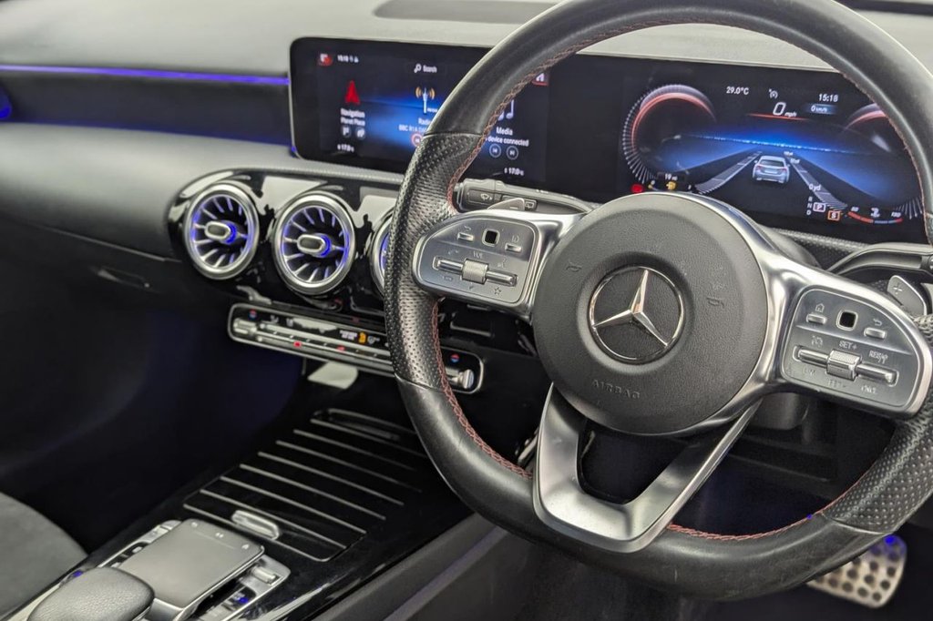 USED 2019 19 MERCEDES-BENZ A CLASS 1.5 A180d AMG Line (Premium) Hatchback 5dr Diesel 7G-DCT Euro 6 (s/s) (116 ps) Sat Nav, Camera, Heated Seats