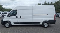 USED 2023 73 CITROEN RELAY L3 H2 Enterprise Edition Blue Hdi 130 PS LWB HIgh Roof With Air Conditioning, Larger Screen Media for Sat nav , Electric Pack, Parking Sensors, Bulkhead and ply lining in great condition . Sold with a 3 Year Warranty - Buy with confidence as you would do with a new van .This is a truly remarkable opportunity to acquire a virtually unused 73-plate Citroen Relay, presented in exceptional condition with an incredible 312 miles on the odometer. This is effectively a brand-new van at a fraction of the list price, offering the ultimate peace of mind for any business or individual requiring a dependable and spacious commercial vehicle. It is a one-owner example that has barely been run in and is ready to go straight to work.  Power comes from the latest generation 2.2-litre BlueHDi diesel engine, producing 140 PS and delivering strong, flexible performance that makes light work of fully laden urban driving and motorway cruising alike. This proven and efficient Euro 6 compliant unit is paired with a precise and responsive 6-speed manual gearbox, providing a smooth and controlled driving experience. The L2 wheelbase combined with a high roof configuration offers a cavernous load area with immense cubic capacity, making this Relay perfectly suited for couriers, removals, tradespeople, and a wide variety of commercial operations. With a gross vehicle weight of 3500 kg, it is fully compliant for heavy-duty use.  This van is finished in a smart, durable commercial colour and presents in showroom condition, reflecting its minimal use and careful ownership. The specification is exceptionally high, featuring manual air conditioning to ensure a comfortable cab environment in all weathers. A factory-fitted satellite navigation system with a 7-inch colour touchscreen provides effortless route planning, while the DAB radio and Bluetooth connectivity keep you connected and entertained on the move. Parking is made simple and stress-free thanks to the fitment of rear parking sensors, a feature that adds enormous confidence when manoeuvring in tight urban spaces. The load area is professionally finished with full ply lining and a robust steel bulkhead, meaning this van was specified from day one for demanding commercial use and is ready to be put to work immediately.  The service history is impeccable, with the first service recorded in the book, confirming the van's low mileage and excellent maintenance. It comes complete with both original keys and all accompanying documentation. This is a genuine one-owner vehicle that has been meticulously stored and maintained.  Prior to handover, this exceptional Citroen Relay will undergo our comprehensive preparation process to ensure it is presented to the highest possible standard and is mechanically perfect. This ultra-low-mileage 73-plate example is a rare find and represents outstanding value for a nearly new, high-specification van. Demand for such vehicles is exceptionally high, and an early viewing is strongly recommended to avoid disappointment. Contact us today to secure this incredible van. 