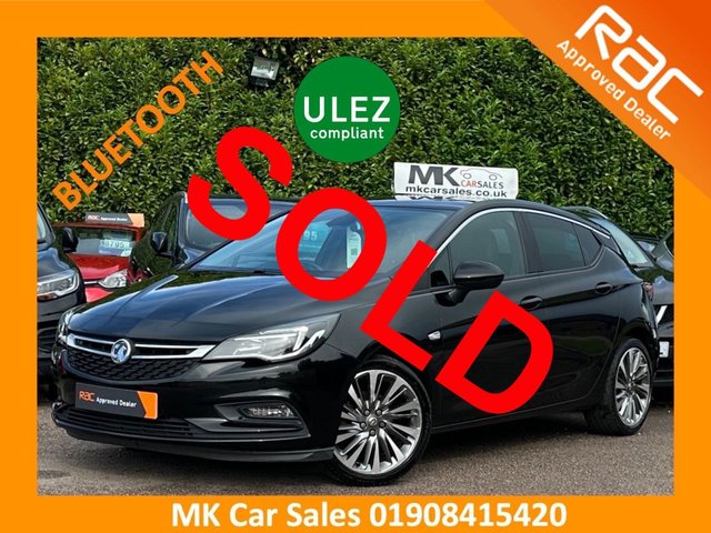 2019 VAUXHALL ASTRA 1.6 CDTi BlueInjection Griffin Hatchback 5dr Diesel Manual Euro 6 (s/s) (136 ps) LR19ELW &pound;4895.00