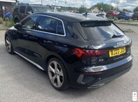 USED 2022 22 AUDI A3 1.5 TFSI 35 S line Sportback 5dr Petrol S Tronic Euro 6 (s/s) (150 ps) 