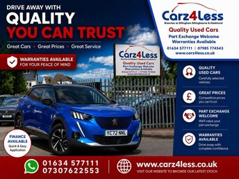 2022 PEUGEOT E-2008 50kWh GT Auto 5dr (7kW Charger) £11999.00