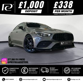 2022 MERCEDES-BENZ CLA 1.3 CLA250e 15.6kWh AMG Line (Premium) Coupe 4dr Petrol Plug-in Hybrid 8G-DCT Euro 6 (s/s) (218 ps) &pound;22990.00
