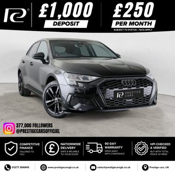 2020 AUDI A3 1.5 TFSI 35 Sport Sportback 5dr Petrol S Tronic Euro 6 (s/s) (150 ps) &pound;16990.00