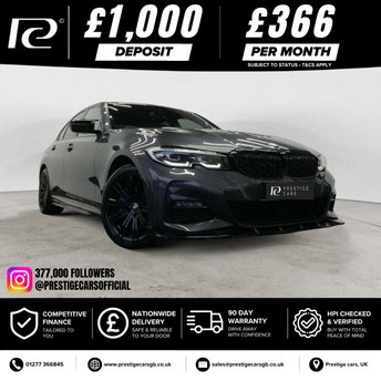 2021 BMW 3 SERIES 2.0 320i M Sport Saloon 4dr Petrol Auto Euro 6 (s/s) (184 ps) &pound;22490.00