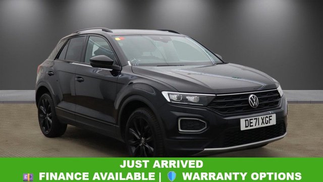 2021 71 VOLKSWAGEN T-ROC 1.5 TSI EVO Black Edition SUV 5dr Petrol DSG Euro 6 (s/s) (150 ps) 