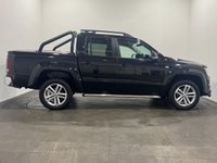 USED 2019 69 VOLKSWAGEN AMAROK 3.0 TDI V6 Highline Pickup Double Cab 4dr Diesel Auto 4Motion Euro 6 (s/s) (258 ps) 50421 Miles Hosting a very generous specification factory options cost &pound;3186 this Amarok has been extremley well cared for and maintained striking pearl black