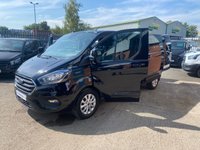 USED 2021 21 FORD TRANSIT CUSTOM 320 LWB LIMITED CREW VAN DOUBLE CAB WITH BARN DOORS L2 H1 EURO 6 130bhp 1 OWNER, FULL MOT, JUST BEEN SERVICED, 6 MONTHS WARRANTY