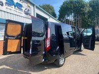 USED 2021 21 FORD TRANSIT CUSTOM 320 LWB LIMITED CREW VAN DOUBLE CAB WITH BARN DOORS L2 H1 EURO 6 130bhp 1 OWNER, FULL MOT, JUST BEEN SERVICED, 6 MONTHS WARRANTY