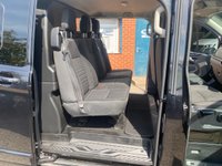USED 2021 21 FORD TRANSIT CUSTOM 320 LWB LIMITED CREW VAN DOUBLE CAB WITH BARN DOORS L2 H1 EURO 6 130bhp 1 OWNER, FULL MOT, JUST BEEN SERVICED, 6 MONTHS WARRANTY