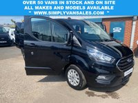 USED 2021 21 FORD TRANSIT CUSTOM 320 LWB LIMITED CREW VAN DOUBLE CAB WITH BARN DOORS L2 H1 EURO 6 130bhp 1 OWNER, FULL MOT, JUST BEEN SERVICED, 6 MONTHS WARRANTY