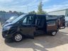 USED 2021 21 FORD TRANSIT CUSTOM 320 LWB LIMITED CREW VAN DOUBLE CAB WITH BARN DOORS L2 H1 EURO 6 130bhp 1 OWNER, FULL MOT, JUST BEEN SERVICED, 6 MONTHS WARRANTY